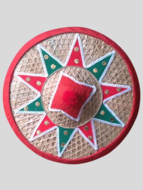 HANDMADE ASSAMESE JAAPI | 12 INCH - Elegance by Preeti